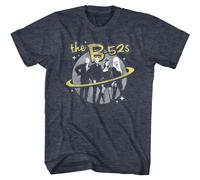 Il B52S - Logo E Pianeta - Manica Corta - Grigio Mélange - Adulto - T-Shirt