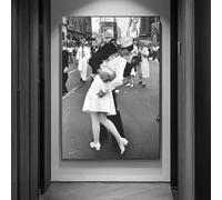 Il Bacio a Times Square Vecchia Foto Poster e Stampe Vintage Canvas Wall Art Painting Retro Decor Picture for Living Room