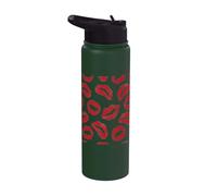 Il bacio del rossetto segna macchie, baci romantici e Stainless Steel Insulated Water Bottle