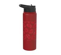 Il bacio del rossetto segna macchie, baci romantici e Stainless Steel Insulated Water Bottle
