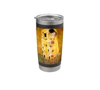 Il bacio di Gustav Klimt (1908) Bicchiere termico in acciaio inox doppia parete