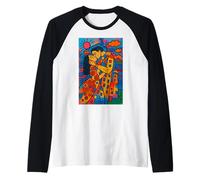 Il bacio di Gustav Klimt Maglia con Maniche Raglan