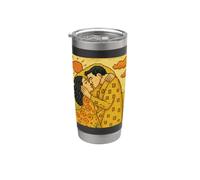 Il bacio di Gustav Klimt Pixel Bicchiere termico in acciaio inox doppia parete