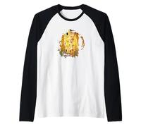 Il Bacio Grunge di Gustav Klimt Maglia con Maniche Raglan