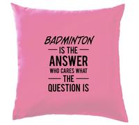 Il Badminton È La Risposta - Cuscino - Attrezzatura Da Giocatore Amore Racchetta