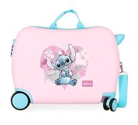 Il bagaglio a mano Disney per bambini con valigia rigida e lucchetto a combinazione a 4 ruote è realizzato in ABS, un materiale rigido e leggero.