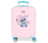 Il bagaglio a mano Disney per bambini con valigia rigida e lucchetto a combinazione a 4 ruote è realizzato in ABS, un materiale rigido e leggero.