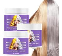 Il balsamo nutriente viola anti-giallo idrata in profondità i capelli danneggiati da permanenti e tinte grazie alla maschera viola. (3 pcs)
