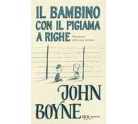 Il bambino con il pigiama a righe