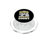 Il banchiere che fa ogni transazione contare banchiere PopSockets PopGrip per MagSafe