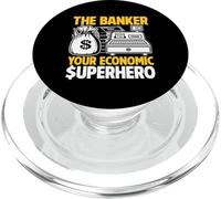 Il banchiere il tuo banchiere economico di supereroi PopSockets PopGrip per MagSafe
