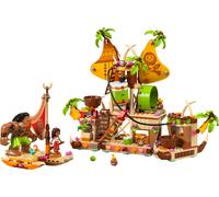 LEGO | Disney Oceania 2 Il Barcone dei Kakamora - Giochi da Costruire per Bambine da 7 Anni - Include Modello di Barca, Mini Bambola di Vaiana e Figura Maui - Regalo di Compleanno per Fan - 43258