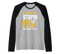 Il Barista Non può aggiustare Lo Stupido ma può intossicarlo Maglia con Maniche Raglan