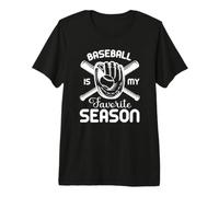 Il Baseball è Il Mio Guanto e Mazze da Baseball Preferiti della Stagione Maglietta Premium