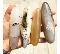 Il bastoncino da massaggio in agata di cristallo naturale si sente a proprio agio e luminoso con un buon 1pc, 2pc decorazione della stanza (Size : 2pc)