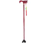 Il bastone degli anziani, Bastone da passeggio decorato con testa di drago/fenice for uomini e donne, bastone for mobilità in legno faggio intagliato a mano(B,Use Height 161 170Cm)