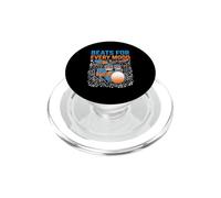 Il batterista batte per ogni umore Percussionista Drumming PopSockets PopGrip per MagSafe