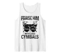 Il Batterista Lo lode con i Piatti Forti Drumming Christian Canotta