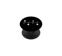 Il battito cardiaco del poker e le carte da gioco si adatta al gioco d'azzardo Texas Holdem PopSockets PopGrip Adesivo