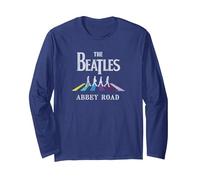 Il Beatles Abbey Road Maglia a Manica, Unisex per Adulti, Navy, XL