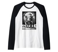 Il Behemoth della Bestia Primordiale Maglia con Maniche Raglan