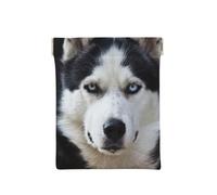 Il bel cane dalla faccia di Husky divertente, Spremere il portafoglio superiore da donna Borsa portaoggetti Piccola portamonete Portamonete