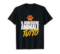 Il Benessere Animale È Tutto Custode di Animali Cura Animali Maglietta