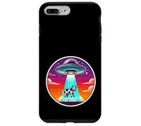 Il bestiame da mucca rapito astronave aliena rapimento spaziale Custodia per iPhone 7 Plus/8 Plus