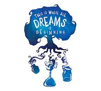 Il BFG Dream Tree 60 x 80 cm Stampa su Tela, Multicolore