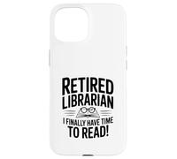 Il bibliotecario in pensione ha finalmente il tempo di leggere Custodia per iPhone 15