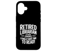 Il bibliotecario in pensione ha finalmente il tempo di leggere Custodia per iPhone 16