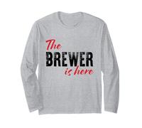 Il birraio è Qui - Divertente Maglia a Manica