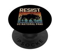 Il bisonte del Parco Nazionale degli Stati Uniti resiste al bisonte Buffalo PopSockets PopGrip Adesivo