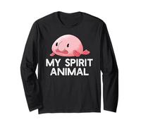Il Blobfish È Il Mio Spirito Animale Divertente Blob Fish Meme Maglia a Manica