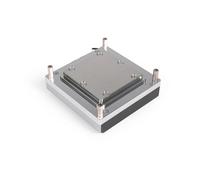 Il blocco dell'acqua per CPU Alphacool Apex 1 compatibile con il dispositivo di raffreddamento INTEL LGA 1851/1700 copre completamente l'intero socket e la CPU