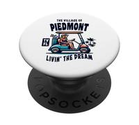 Il Borgo del Piemonte Golf Cart Design PopSockets PopGrip Adesivo