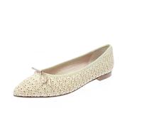 Il Borgo Firenze Ballerine A Punta In Corda Beige - Donna Scarpe Ballerine