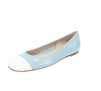 Il Borgo Firenze Ballerine In Nappa Punta In Vernice Azzurro - Donna Scarpe