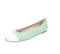 Il Borgo Firenze Ballerine In Nappa Punta In Vernice Verde - Donna Scarpe