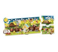 Il Bosco - Puzzle Panoramico - CAROTINA BABY - Sviluppo della logica, Motricità fine