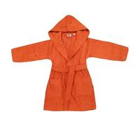 IL BOTTEGONE Accappatoio Pompea Junior Bambino Bambina Ragazzo con Cappuccio anni 4-6 - 8-10 - 12-14 Spugna di Cotone 380gr/sqm In Scatola (IT, Età, 12 anni, 14 anni, Regular, Arancio)