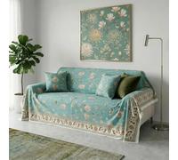 IL BOTTEGONE Telo Arredo Copridivano Matrimoniale 250x260 Granfoulard in 100% Cotone Copritutto Multiuso Divano Letto Tavolo (Dis. 12)