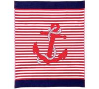 IL BOTTEGONE Telo Mare In Morbida Spugna Jacquard Antisabbia Spiaggia Piscina 100% Pregiato Cotone (Dis.01, 140x165 cm)
