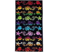 IL BOTTEGONE Telo Mare In Morbida Spugna Jacquard Antisabbia Spiaggia Piscina 100% Pregiato Cotone (Sea 02, 90x165 cm)