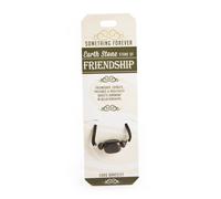 Il braccialetto in cordoncino di pietra terrestre della collezione Wishstone aum