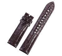 Il braccialetto in pelle genuina è adatto per Armani AR2447/1981/773/60028 Canda di guardia con Gang Gang Wach Gang Maschio 22mm (colore: chiusura dorata da 10 mm, dimensioni: 20mm)