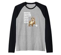 Il Bradipo del Padel: Un Vero Appassionato Maglia con Maniche Raglan