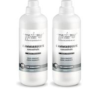 IL BUCATO DI ADELE il bucato che profuma di casa | Ammorbidente Lavatrice Liquido senza Profumo con Igienizzante, Formato 1000 ml (Confezione da 2)