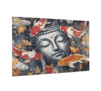 Il Budda Puzzle 2000 Pezzi Adulti,5D DIY Puzzle Pesce Koi Pattern Design con Confezione Regalo per Regalo Donna,Attività Famiglie Impegnative Principianti per Home Wall Bedroom Decor 99 x 70 cm -1471Y