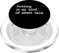 Il budino è il mio tipo di dolce chiacchiere Divertente Pudding Minimalista PopSockets PopGrip per MagSafe